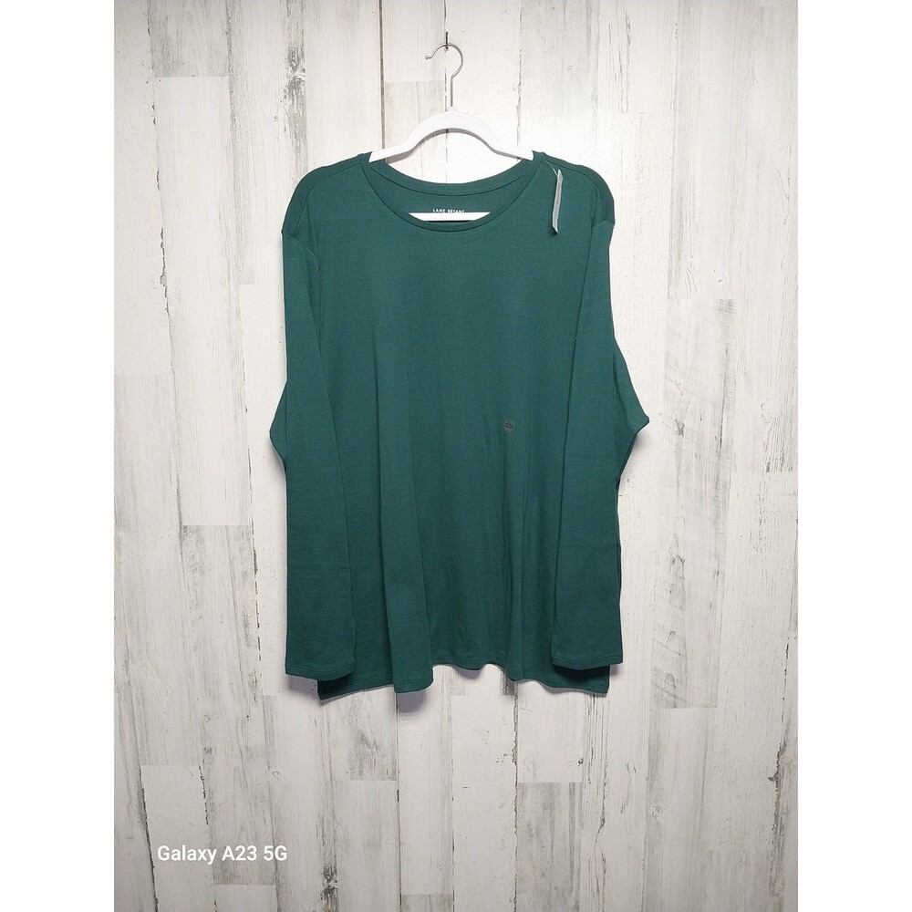 Lane Bryant 22/24 Green Long Sleeve Tee